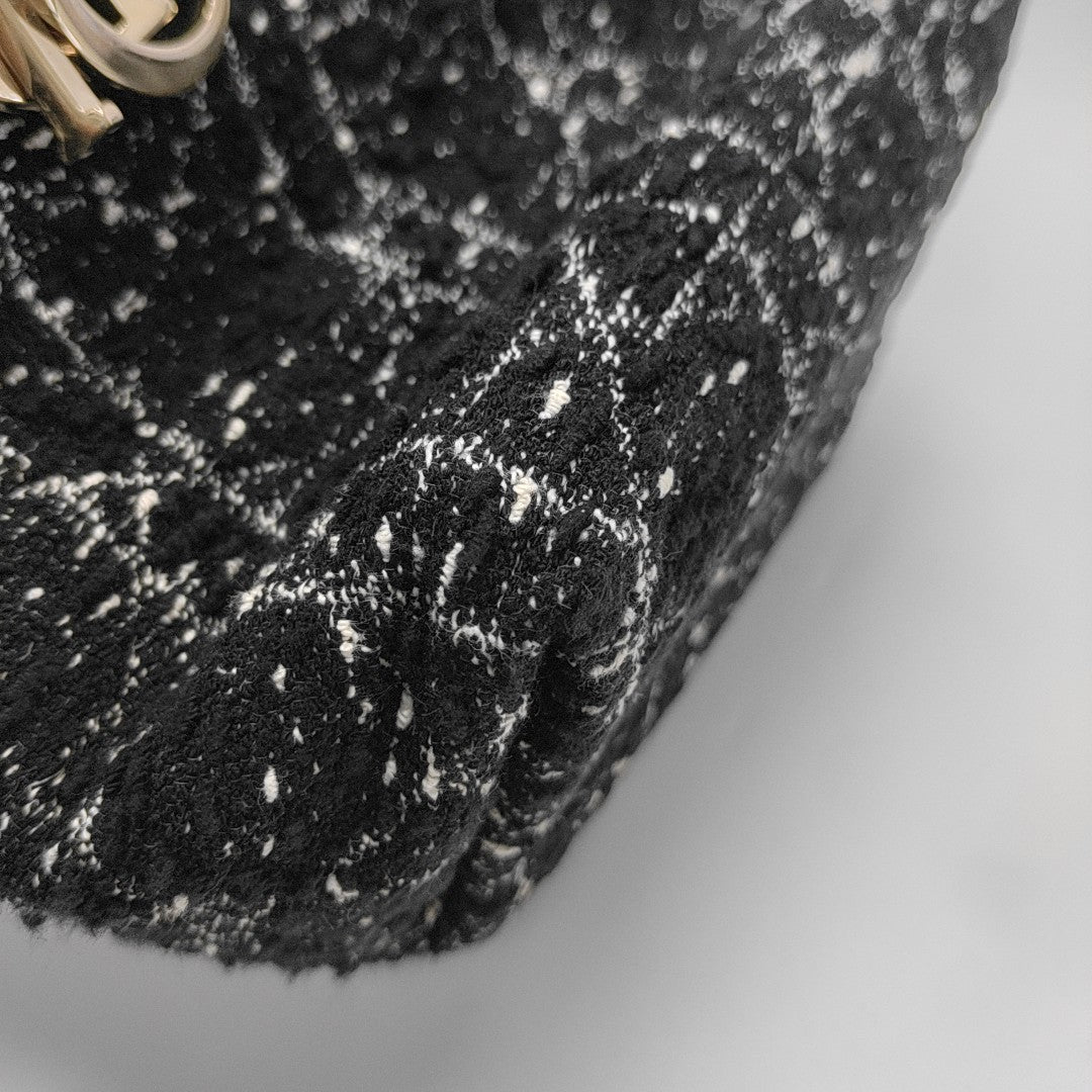 Toujours Small Cannage Wool Black