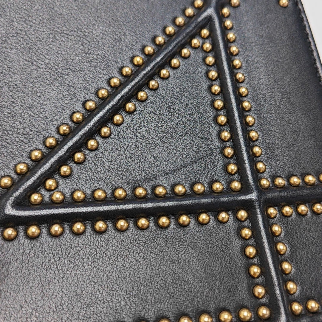 Diorama Small Cannage Calfskin Black