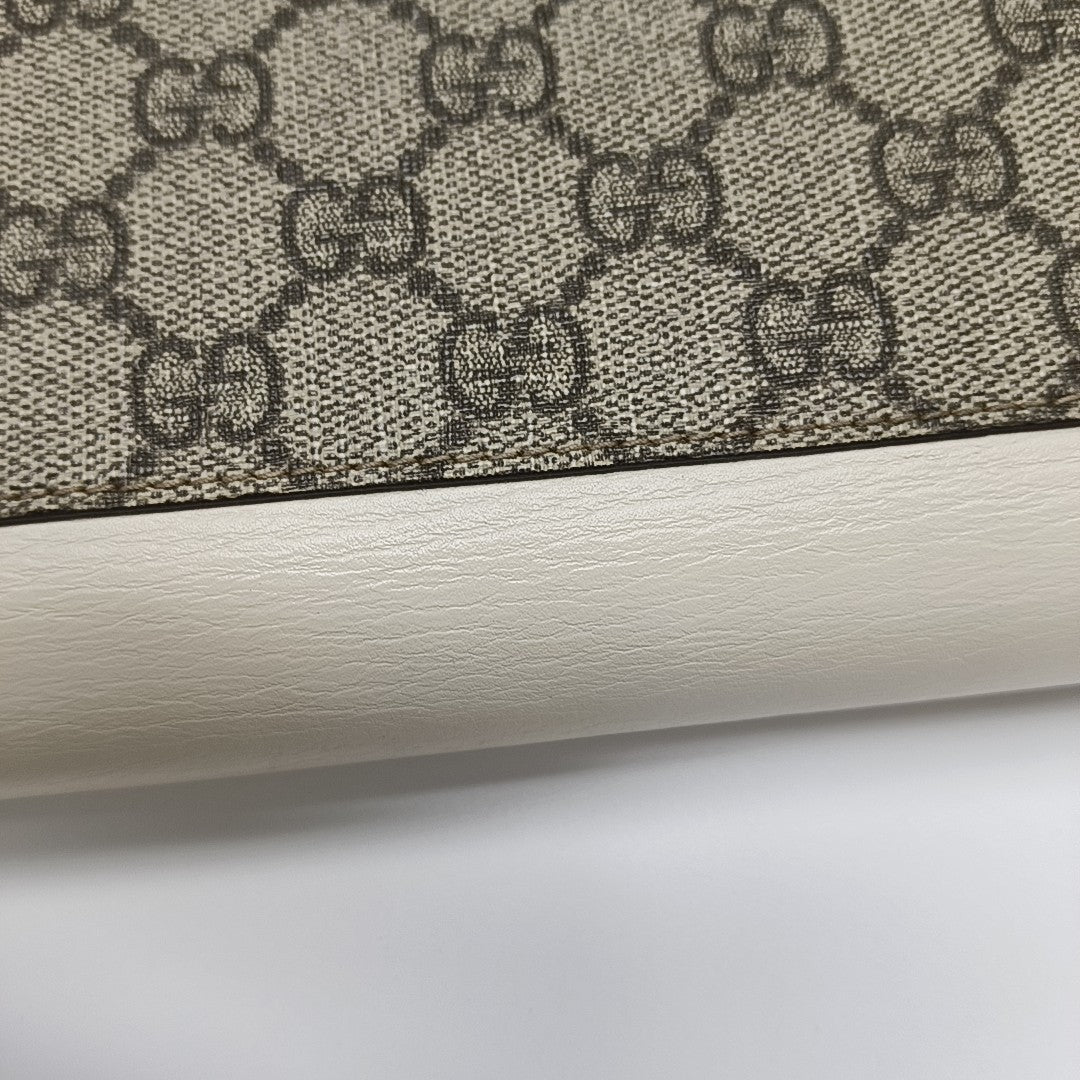 Padlock Mini Monogram Coated Canvas White