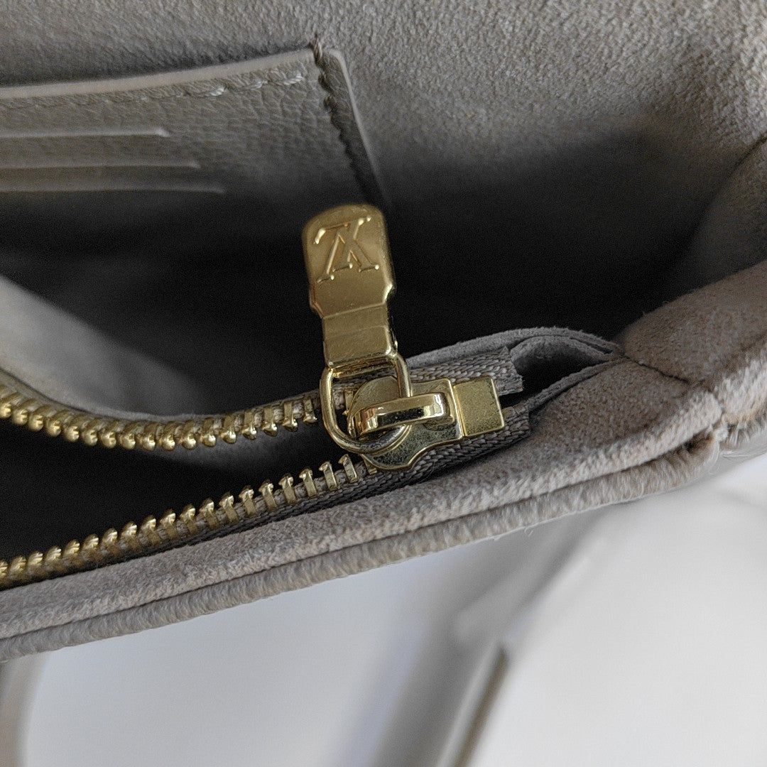 IVY Monogram Calfskin Gray