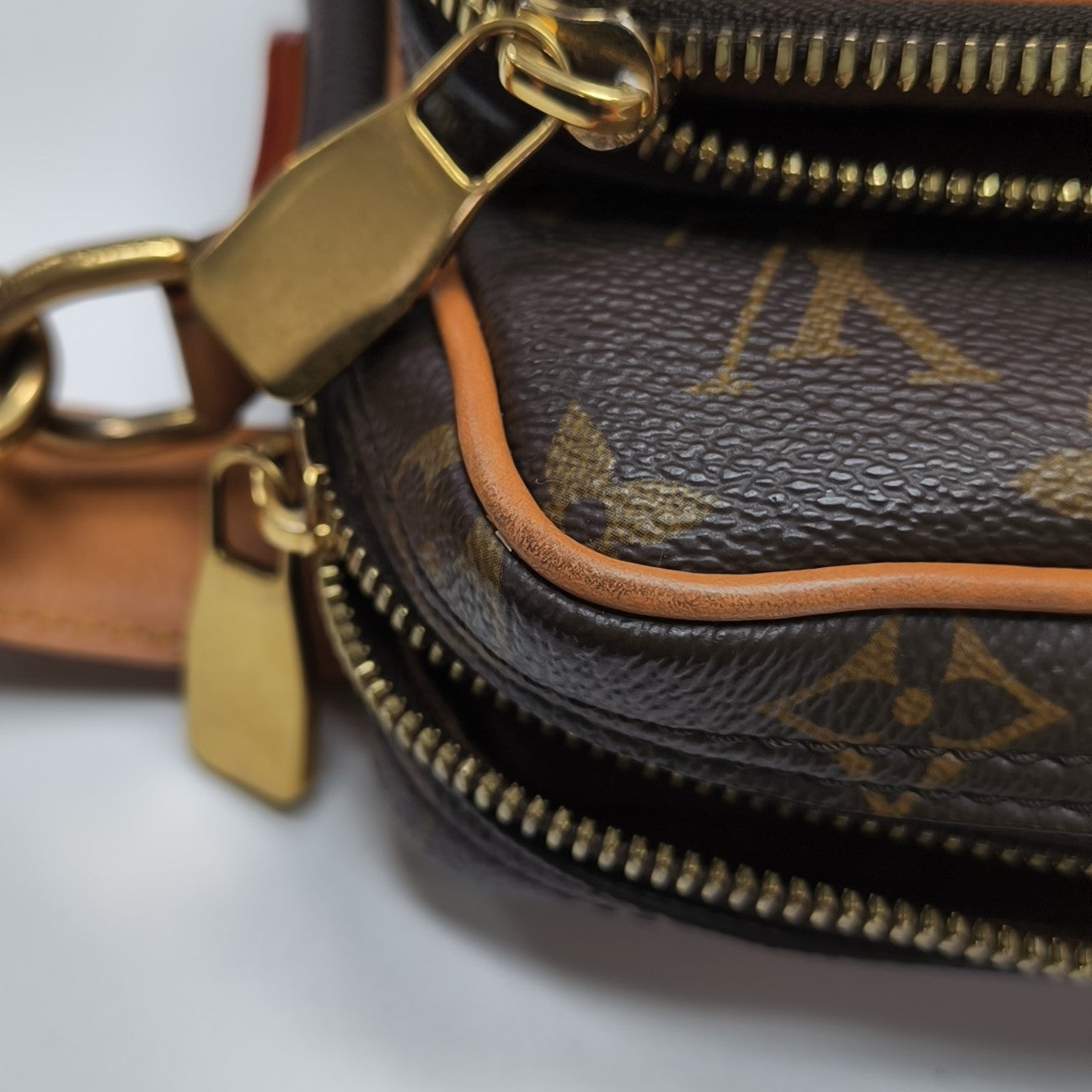 NIL Monogram Coated Canvas Brown
