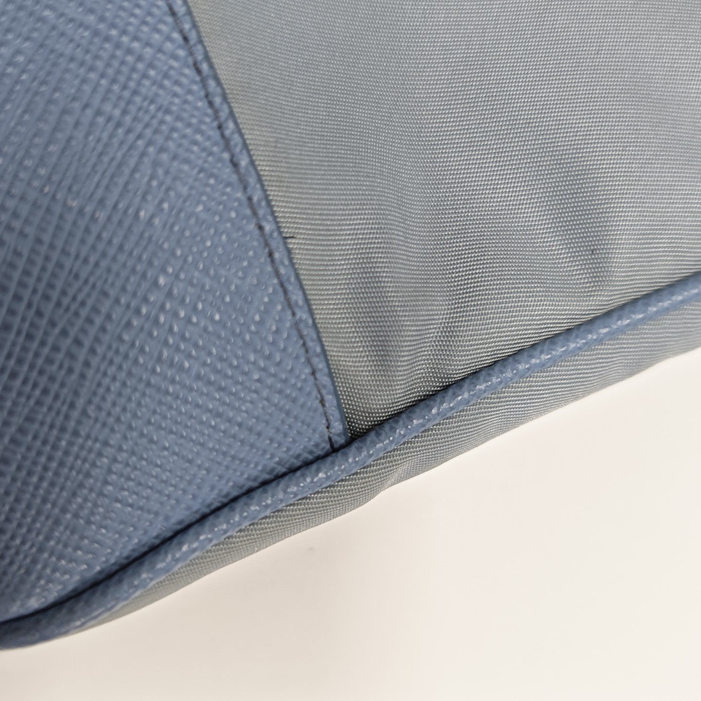 Fabric Shoulder Bag Blue