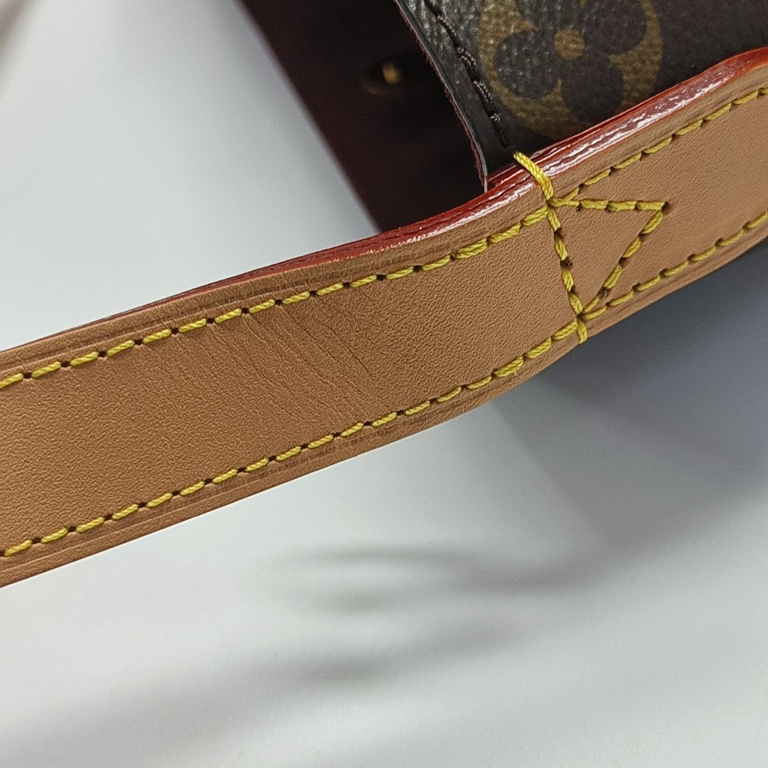 ALL IN Monogram Coated Canvas Brown