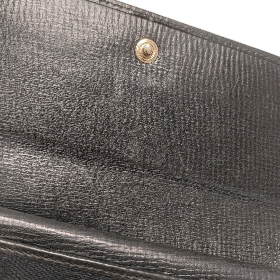 Monogram Canvas Wallet Black