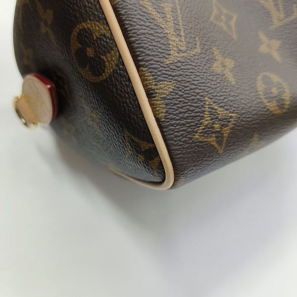 SPEEDY 20 Monogram Coated Canvas Brown