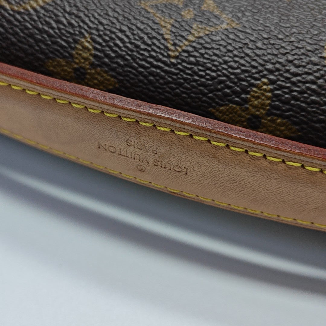 MÉTIS MM Monogram Coated Canvas Brown