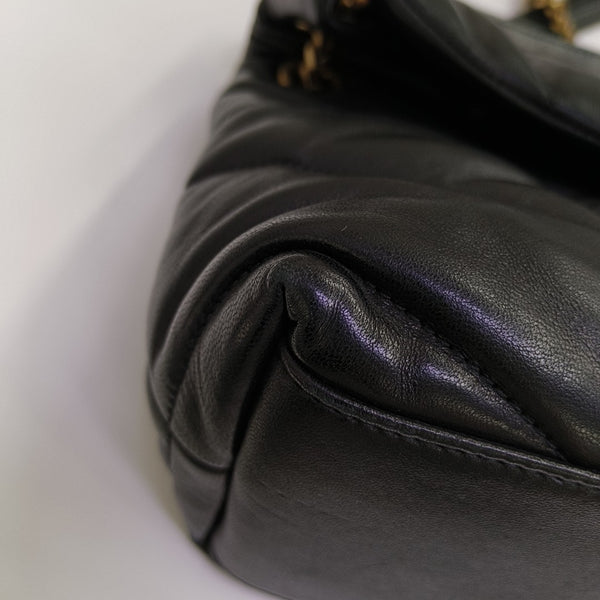 PUFFER Small Quilted Lambskin Black
