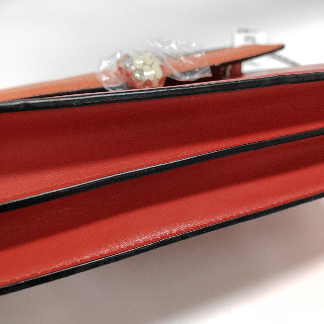 SERPENTI FOREVER Medium Calfskin Red
