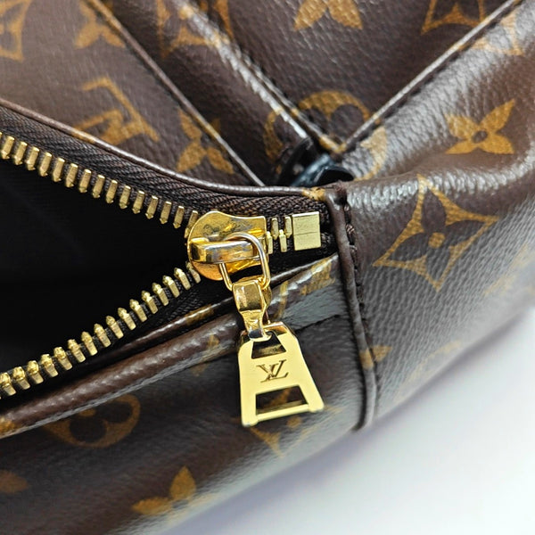 PALM SPRINGS PM Monogram Coated Canvas Brown