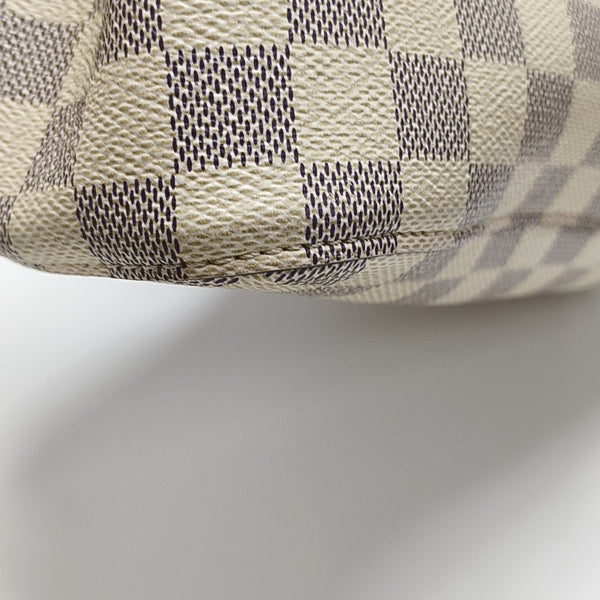 NÉONOÉ MM Damier Azur Coated Canvas White