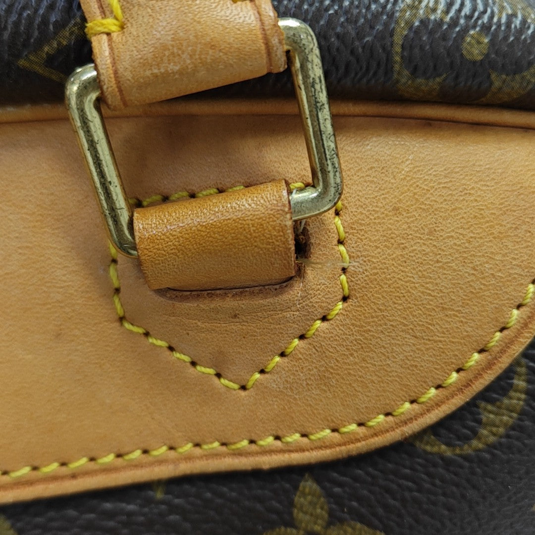 DEAUVILLE Monogram Coated Canvas Brown