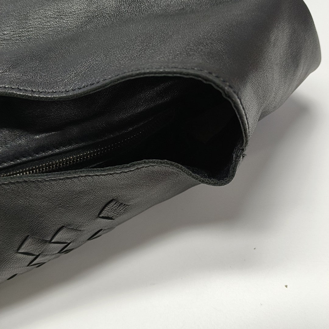Calfskin Shoulder Bag Black