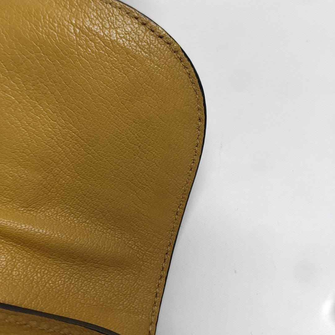 Calfskin Shoulder Bag Yellow