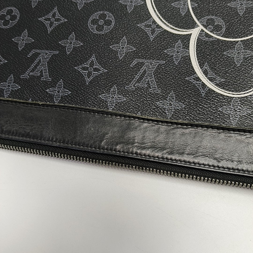 APOLLO GM Monogram Coated Canvas Black