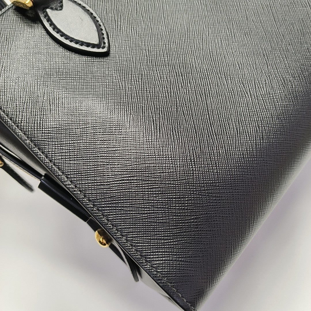 Calfskin Tote Bag Black