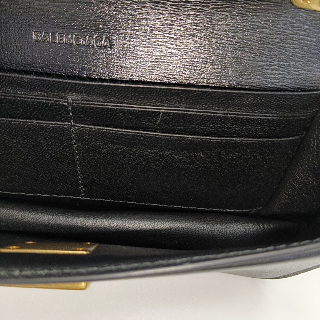 Calfskin Crossbody Bag Black