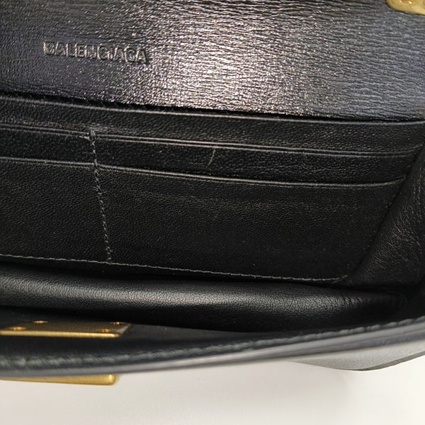 Calfskin Crossbody Bag Black