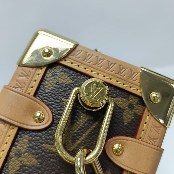 SIDE TRUNK MM Monogram Coated Canvas Brown