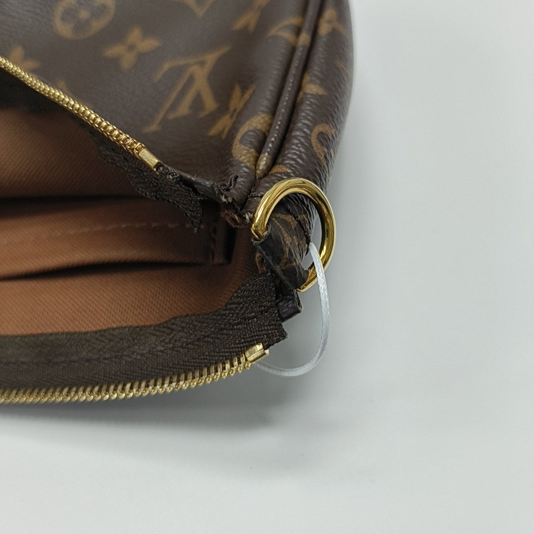 MULTI Monogram Coated Canvas Brown