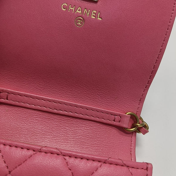 Quilted Lambskin Pink