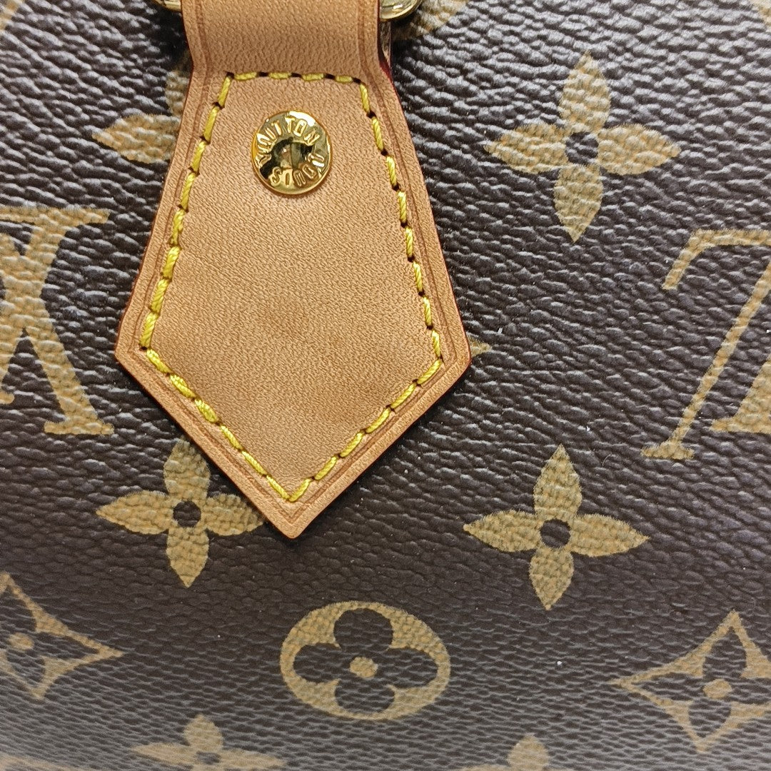SPEEDY 20 Monogram Coated Canvas Brown