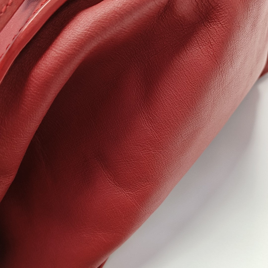 Padlock Work Calfskin Red