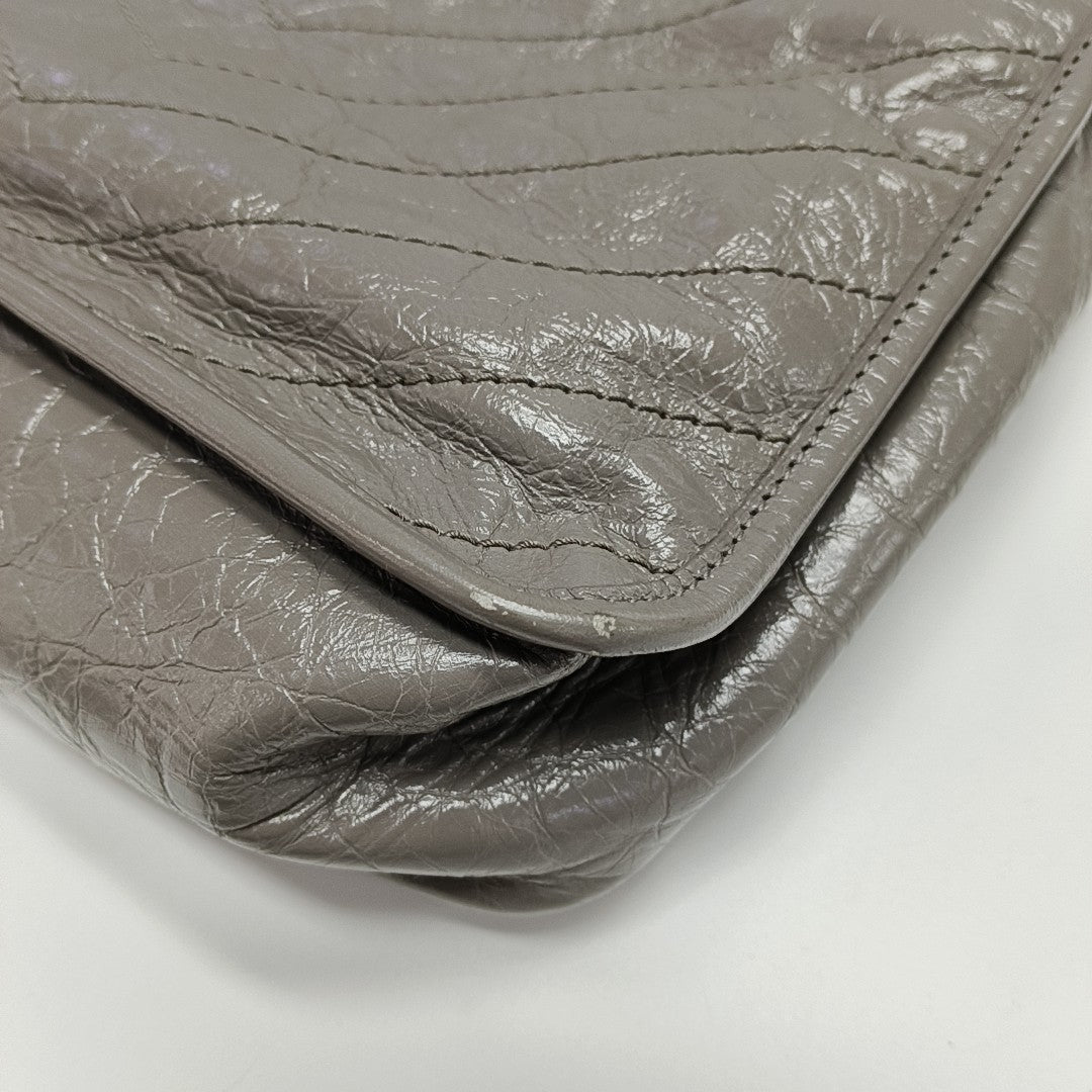 NIKI Medium Chevron Calfskin Brown