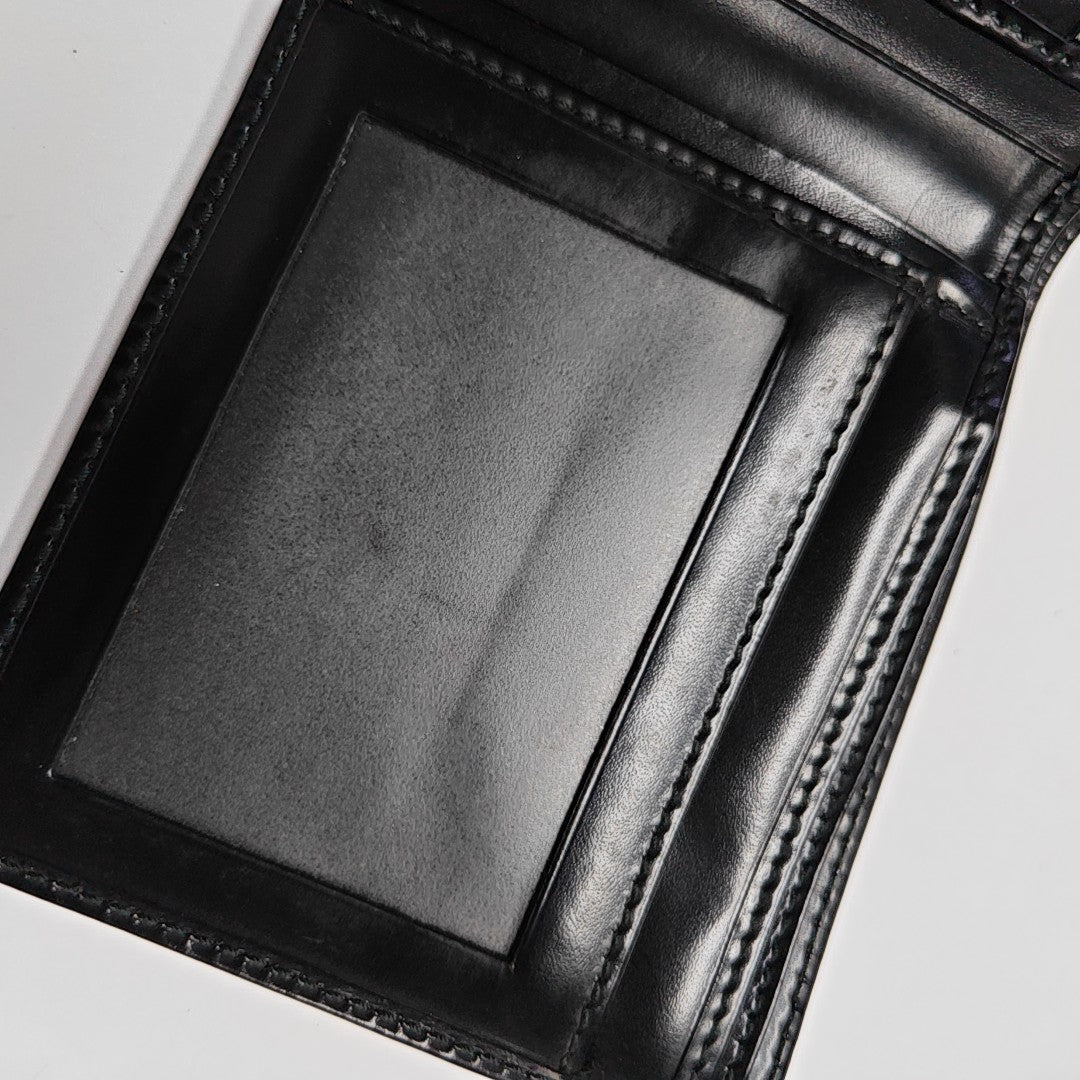 Monogram Coated Canvas Wallet Black
