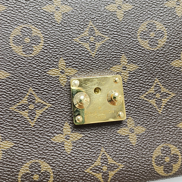MÉTIS MM Monogram Coated Canvas Brown