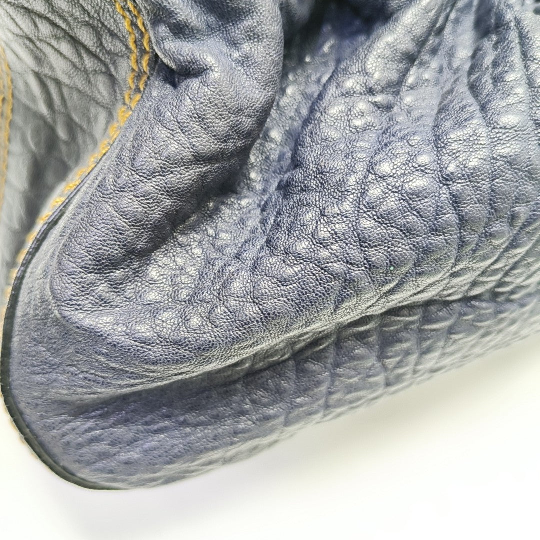 B Bag Calfskin Blue