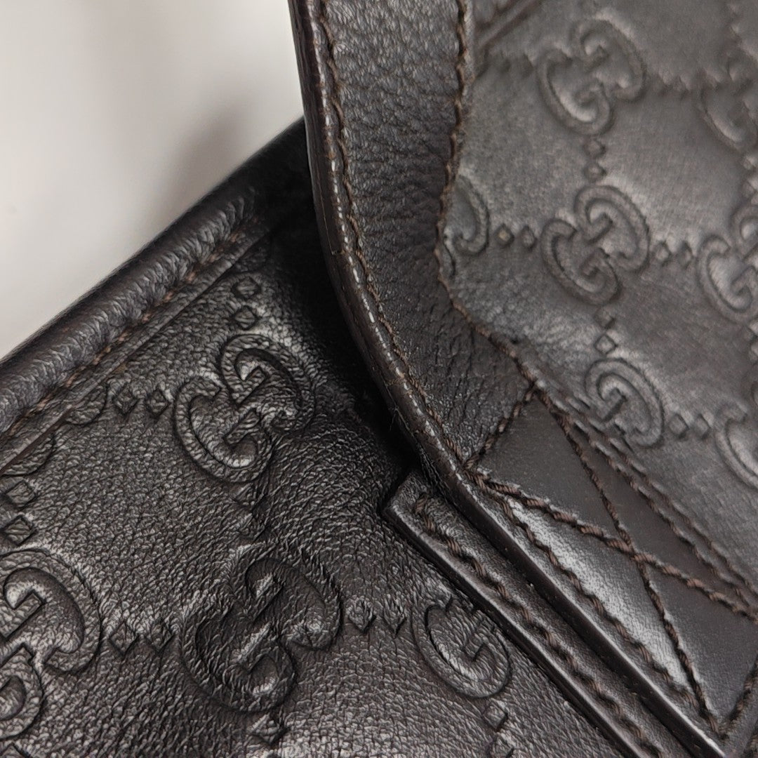 GG Imprime Monogram Calfskin Black