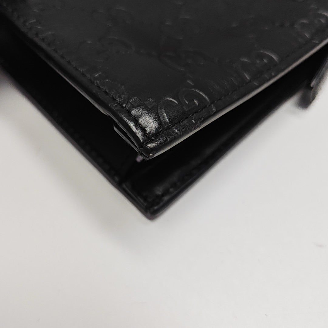 Signature Monogram Calfskin Black