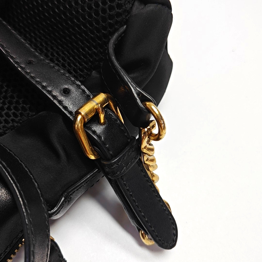 Authenticated pre-owned  Monster Nylon Black - Backpack at Looply