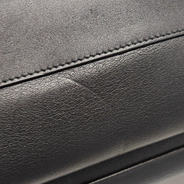 Calfskin Shoulder Bag Black