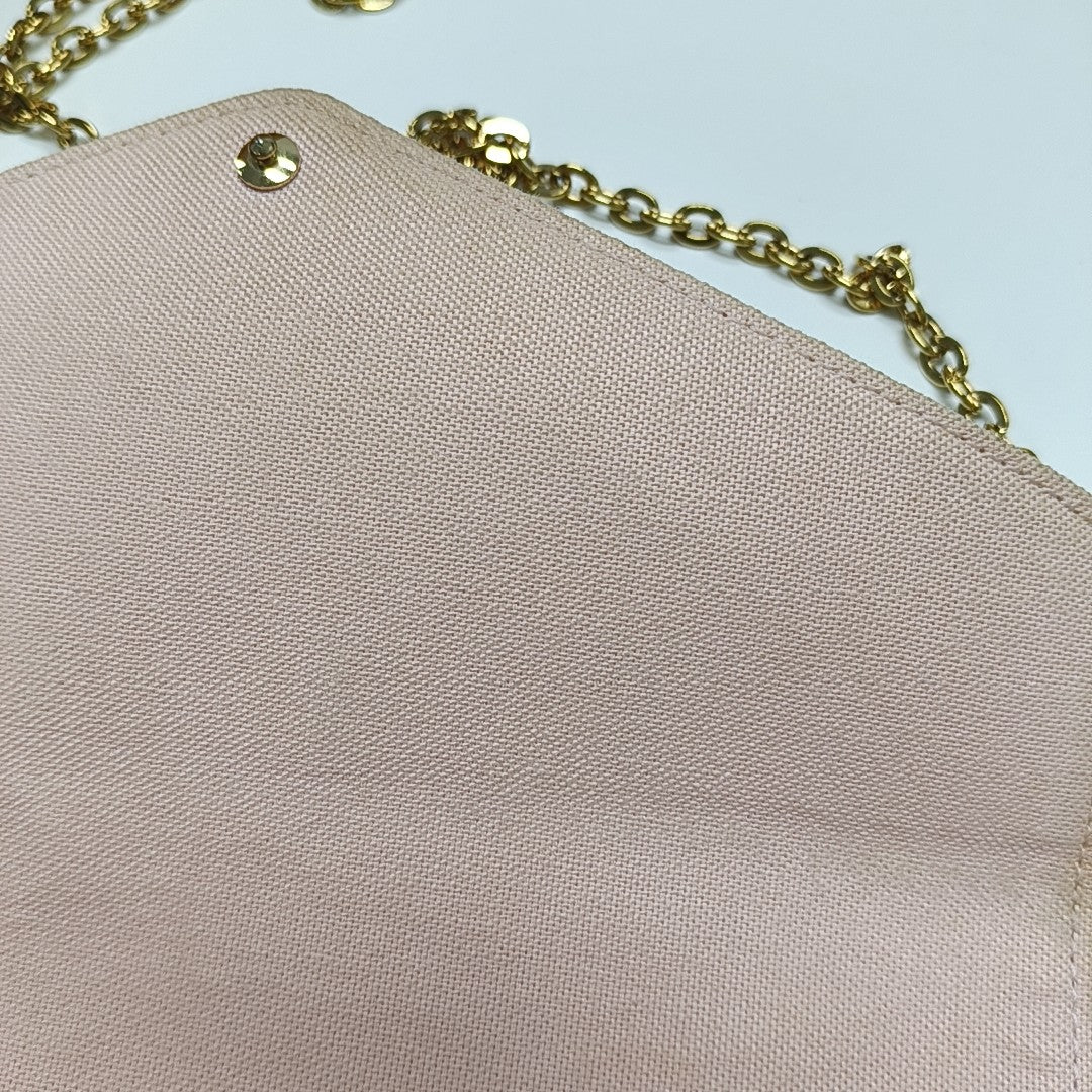FÉLICIE Damier Azur Coated Canvas White