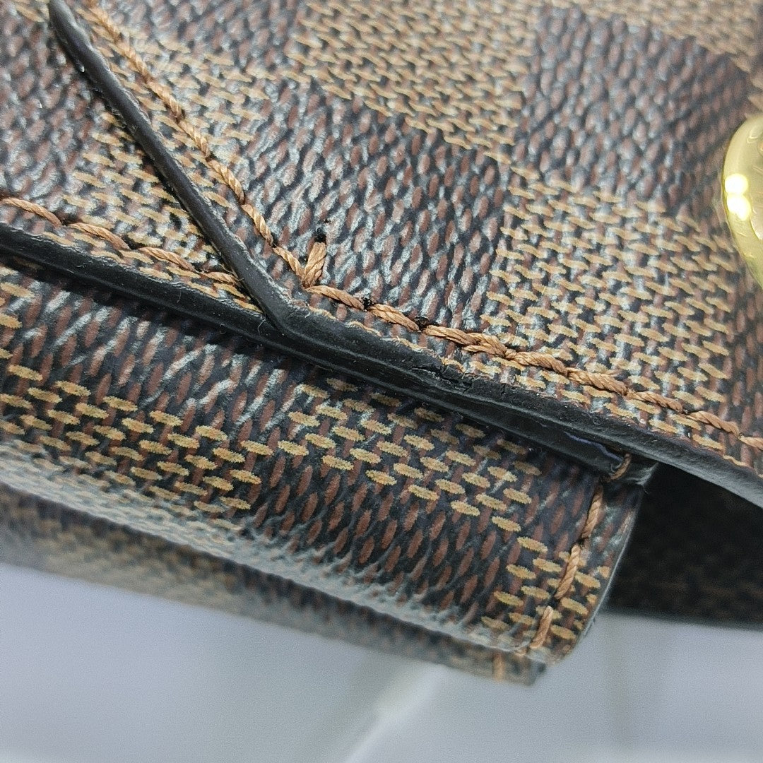 VAVIN PM Damier Ebene Coated Canvas Brown