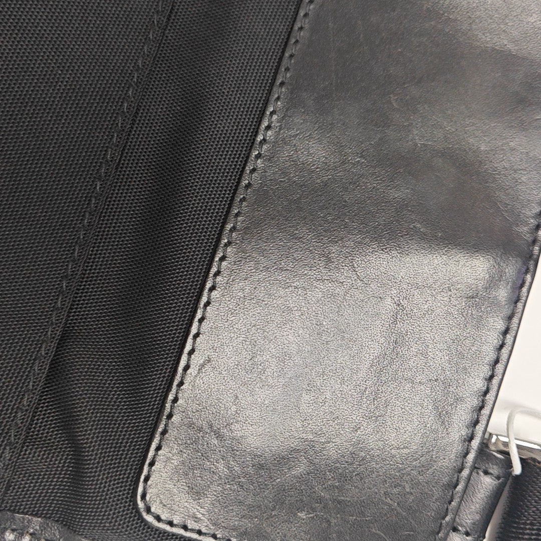 Fabric Shoulder Bag Black
