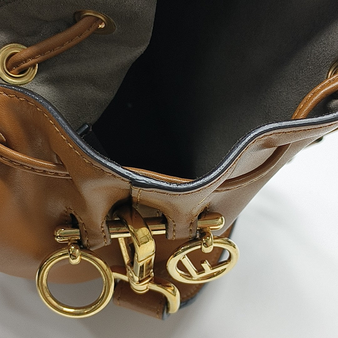 Mon Tresor Mini Calfskin Brown