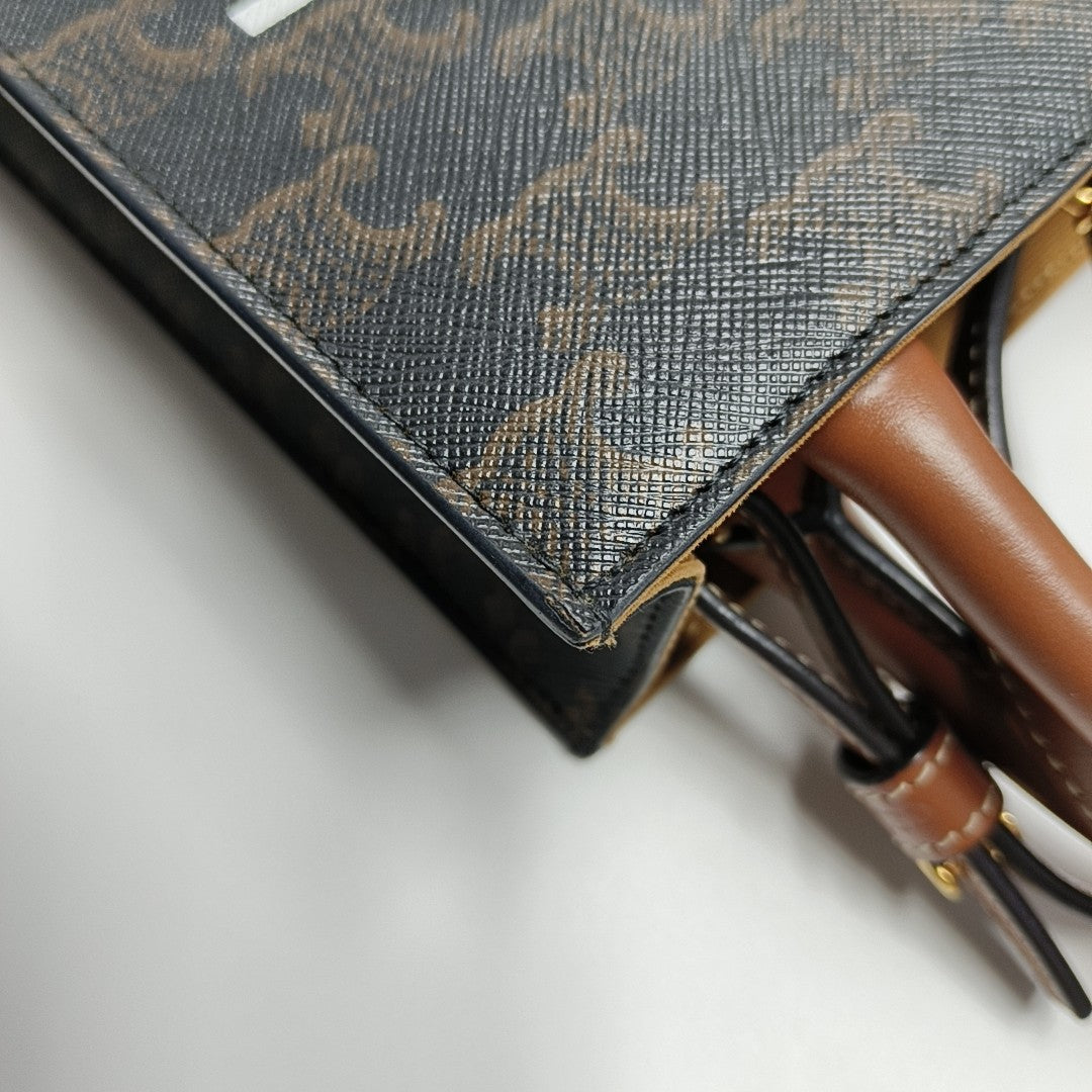 CABAS CELINE Mini Coated Canvas Brown