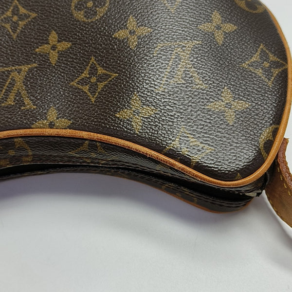 CROISSANT PM Monogram Coated Canvas Brown