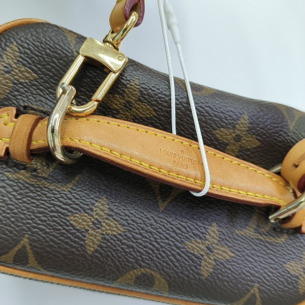 NICE Super Mini Monogram Coated Canvas Brown