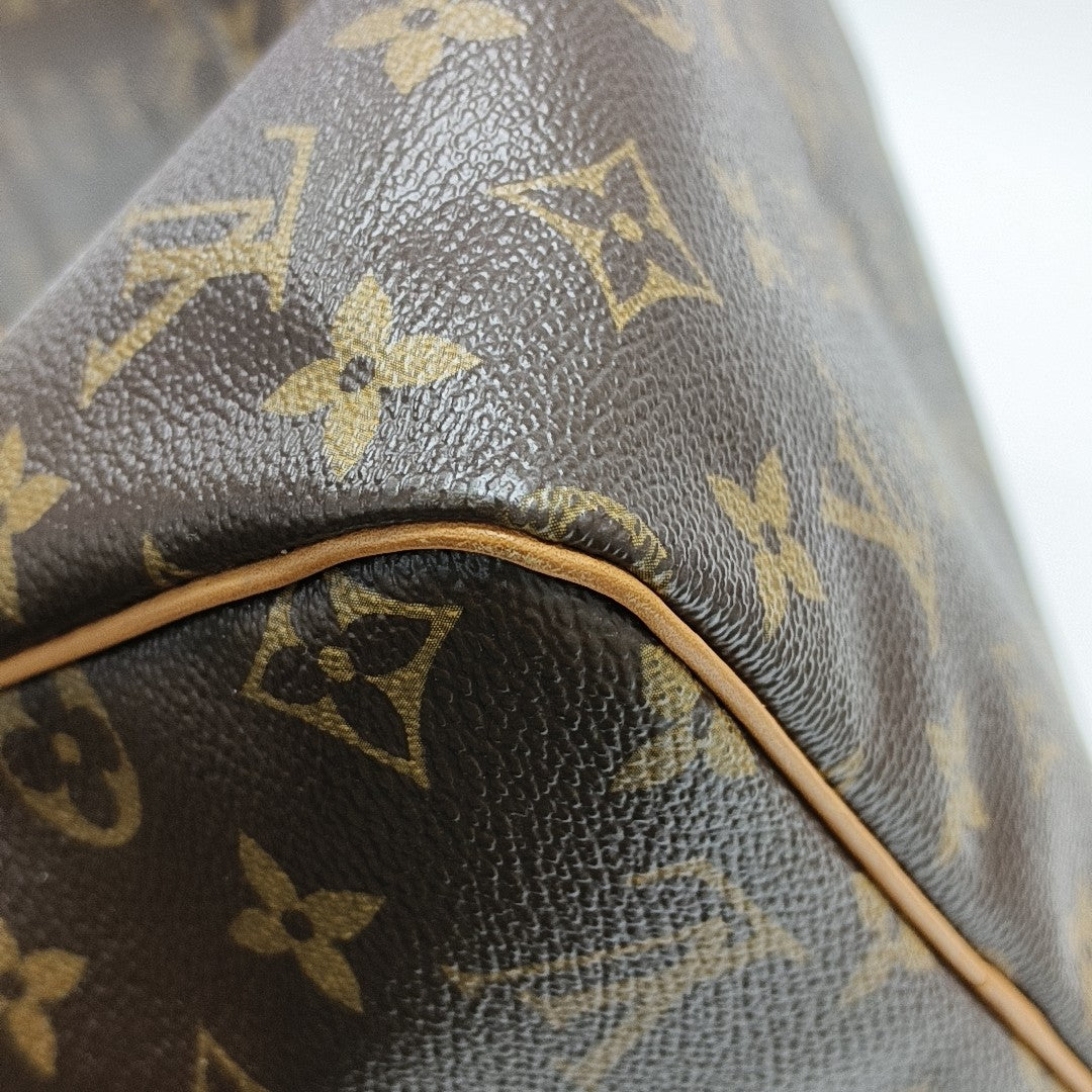 SPEEDY 30 Monogram Coated Canvas Brown