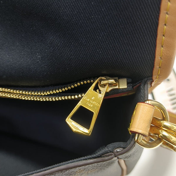 DIANE Monogram Coated Canvas Brown