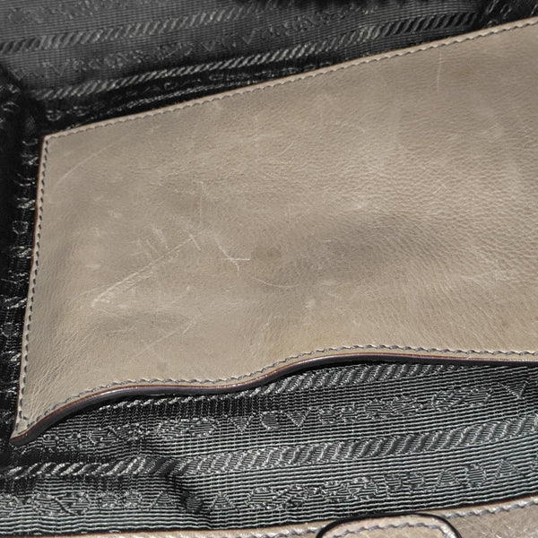 Calfskin Top Handle Bag Multicolor