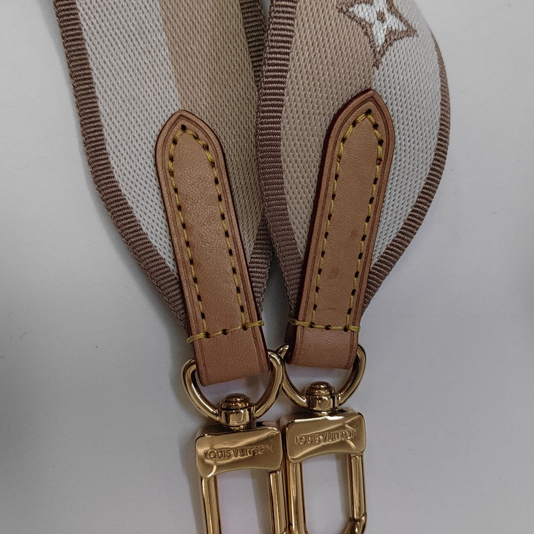 NEVERFULL BB Monogram Coated Canvas Brown
