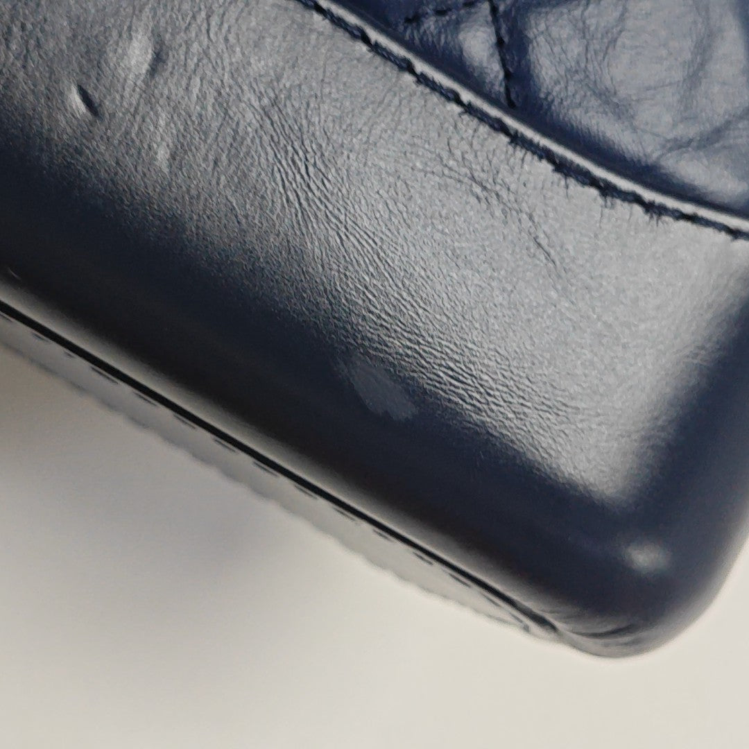 GABRIELLE Small Quilted Calfskin Blue
