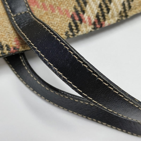 Fabric Top Handle Bag Multicolor