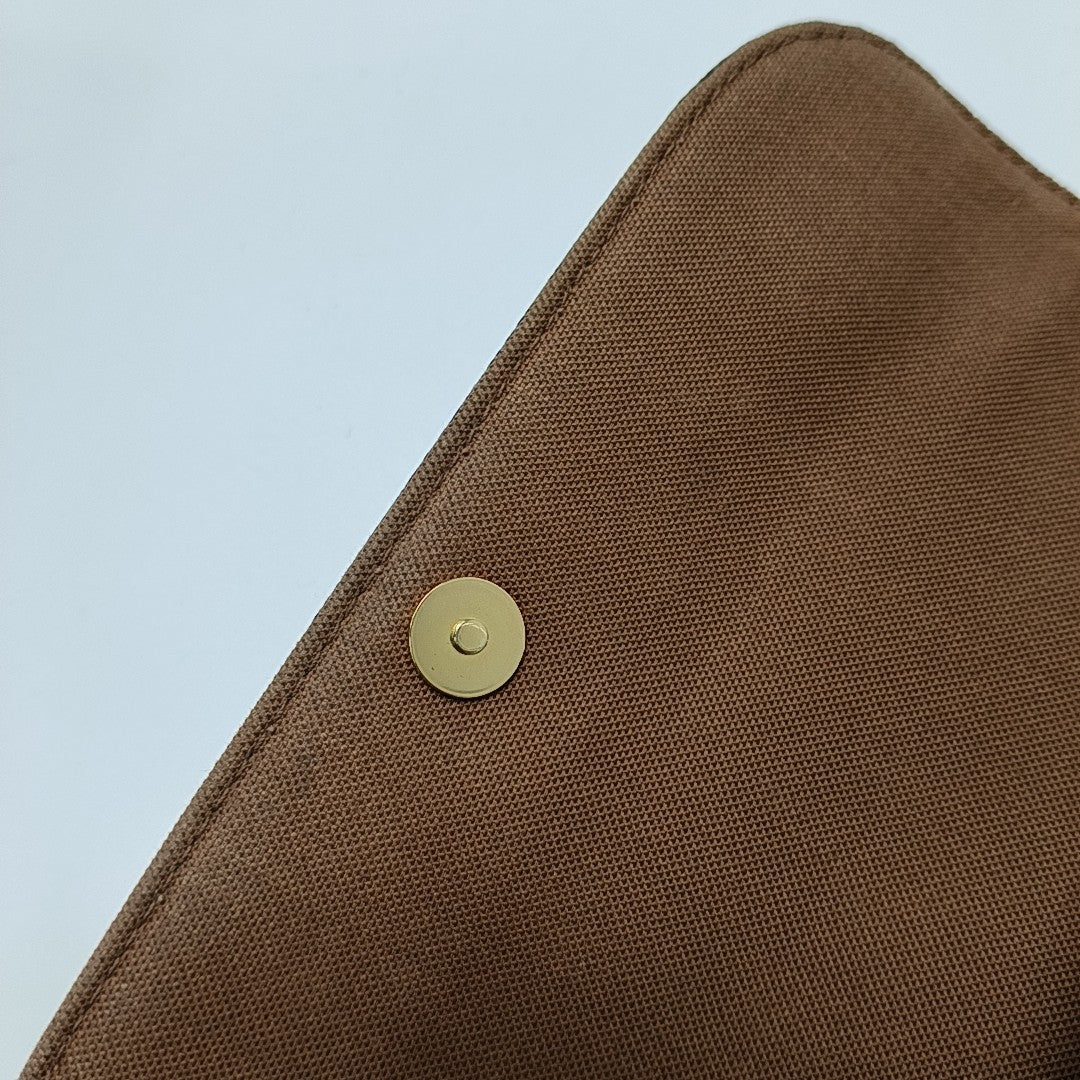 IVY Monogram Coated Canvas Brown