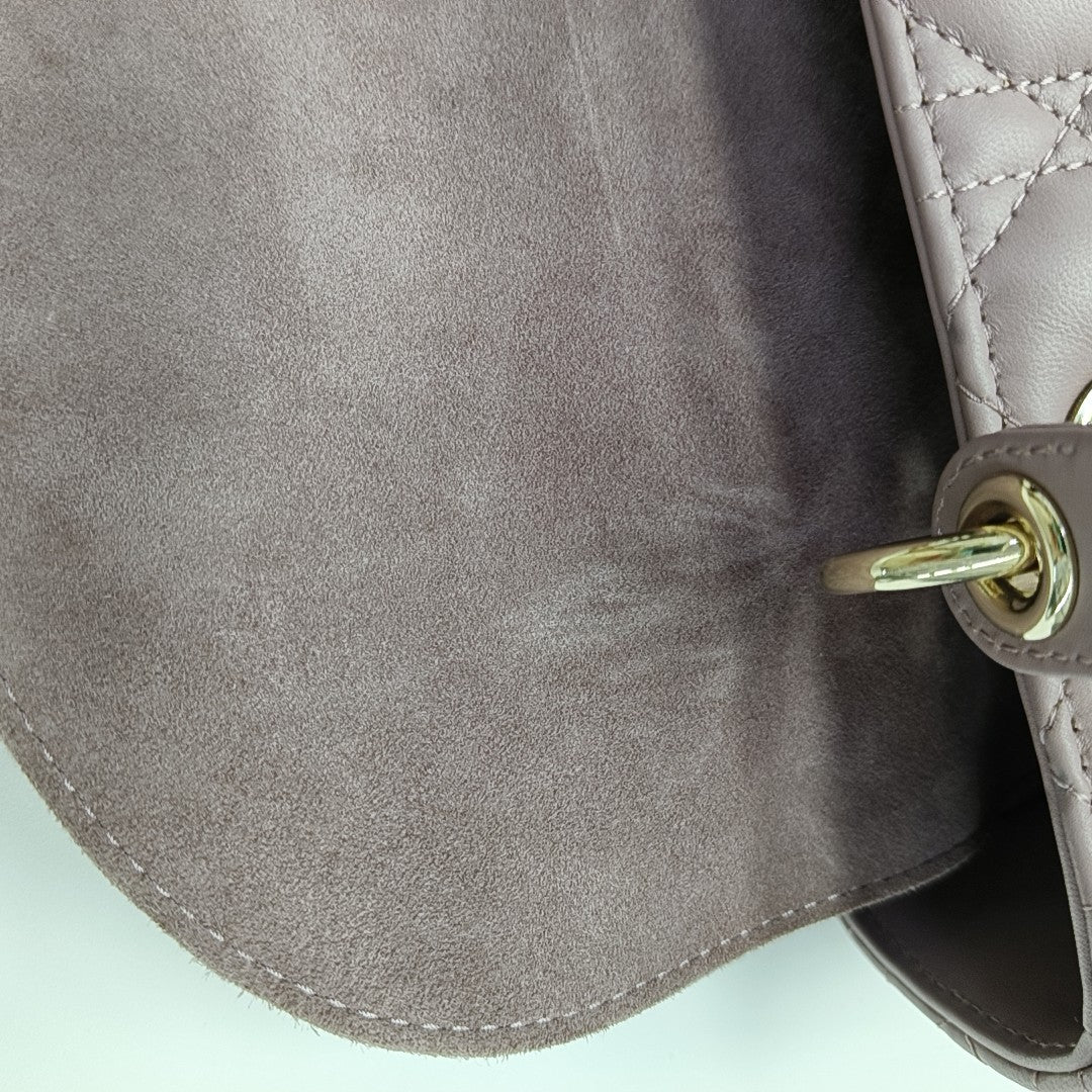 Lady Dior Medium Cannage Lambskin Pink