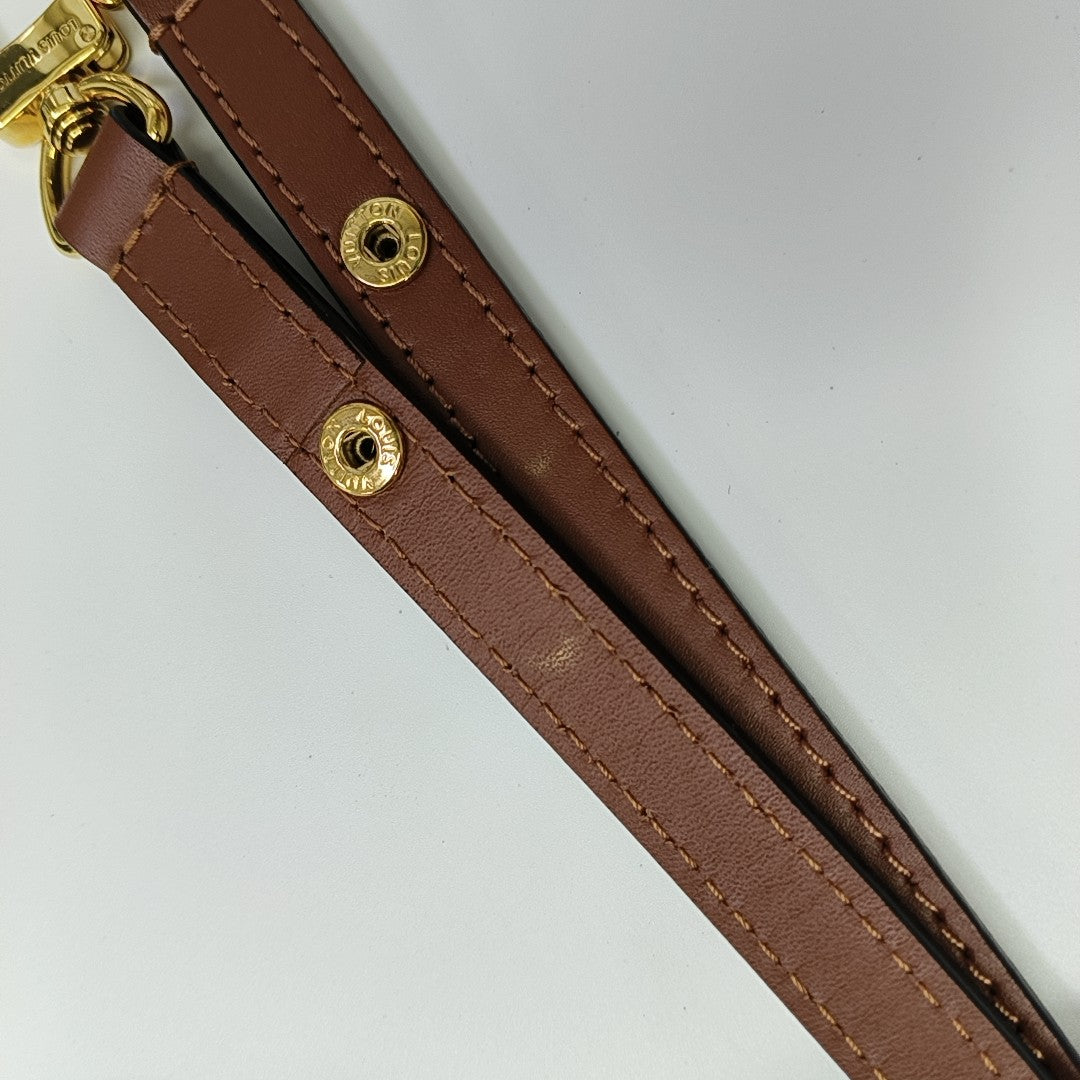 NÉONOÉ MM Monogram Coated Canvas Brown